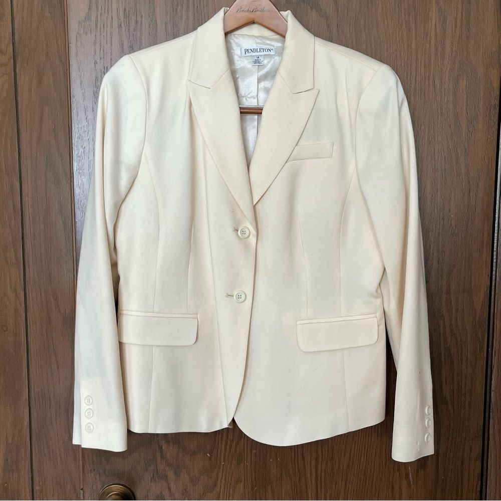 Pendleton Two Button Virgin Wool Blazer - image 3